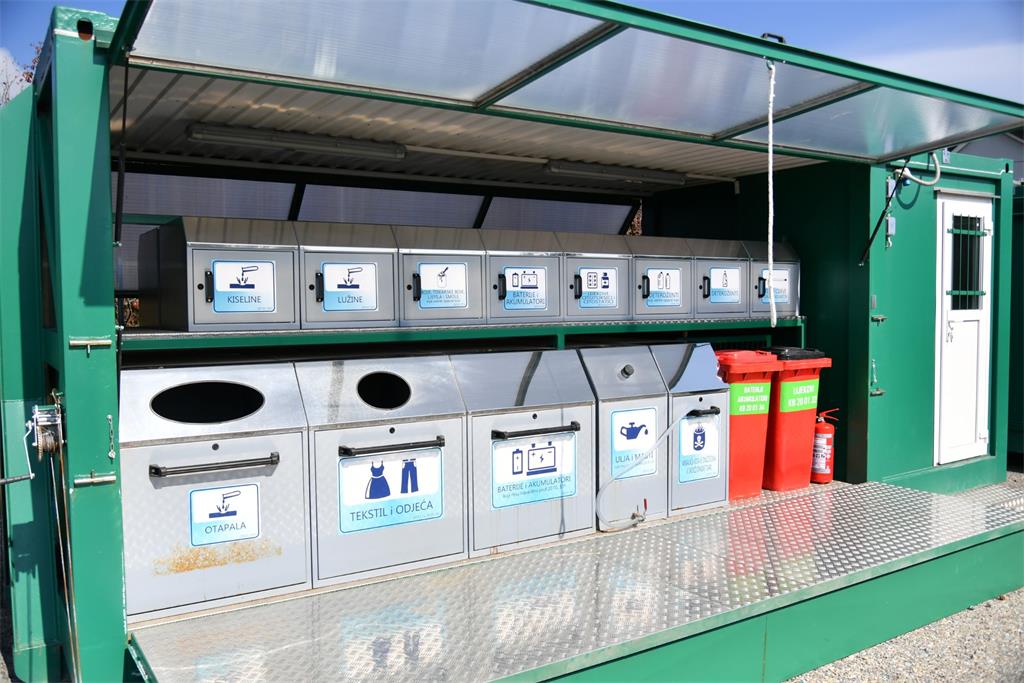 The twentieth recycling yard opened in the city of Zagreb